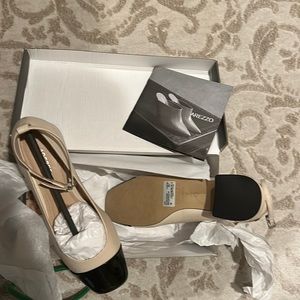 Cream and black dressier shoe    Nice with slacks or a dress